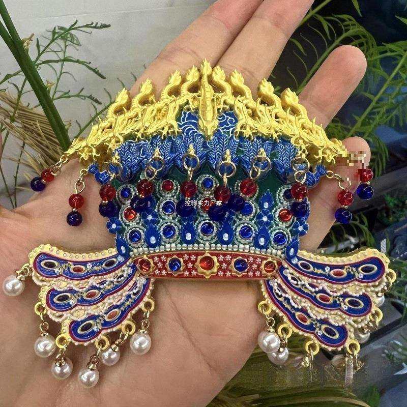 北京国博孝端皇后凤冠金属冰箱贴国风高颜值旅游纪念磁吸家居装饰