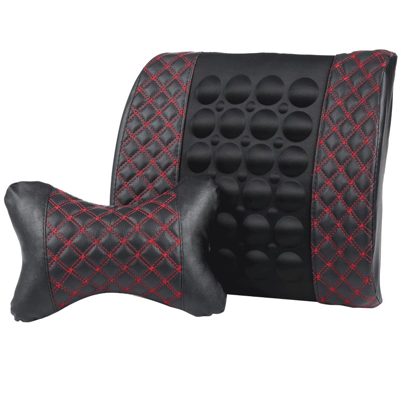 汽车载按摩d腰靠电动腰垫靠垫护腰座椅靠背小车座位腰部支撑主驾