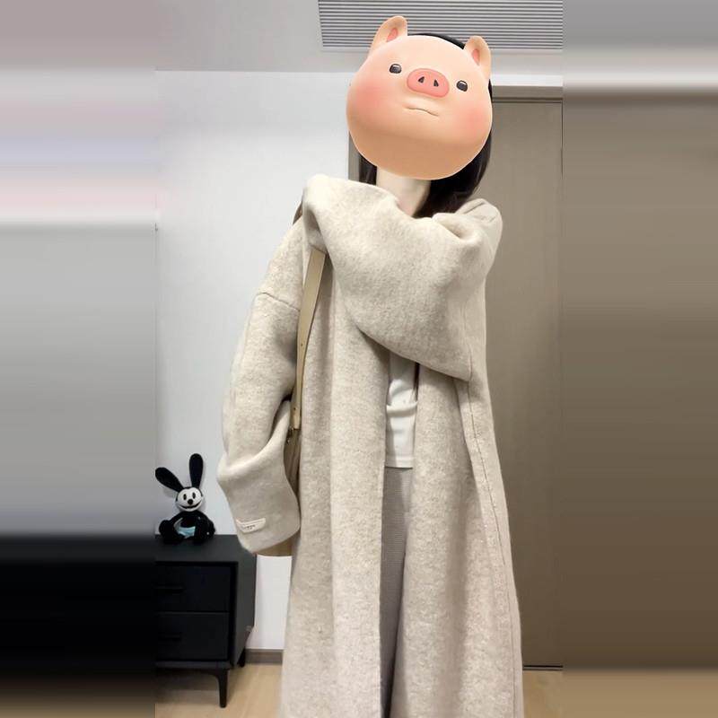 慵懒风级感中长款厚针织开衫毛加C9M46263衣外套秋冬季女装024高