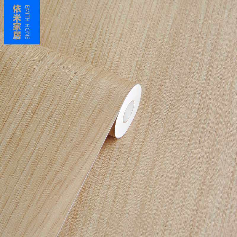 韩版PVC木纹贴纸自粘墙纸壁纸展柜家具翻新加厚导气槽贴膜HMD9064