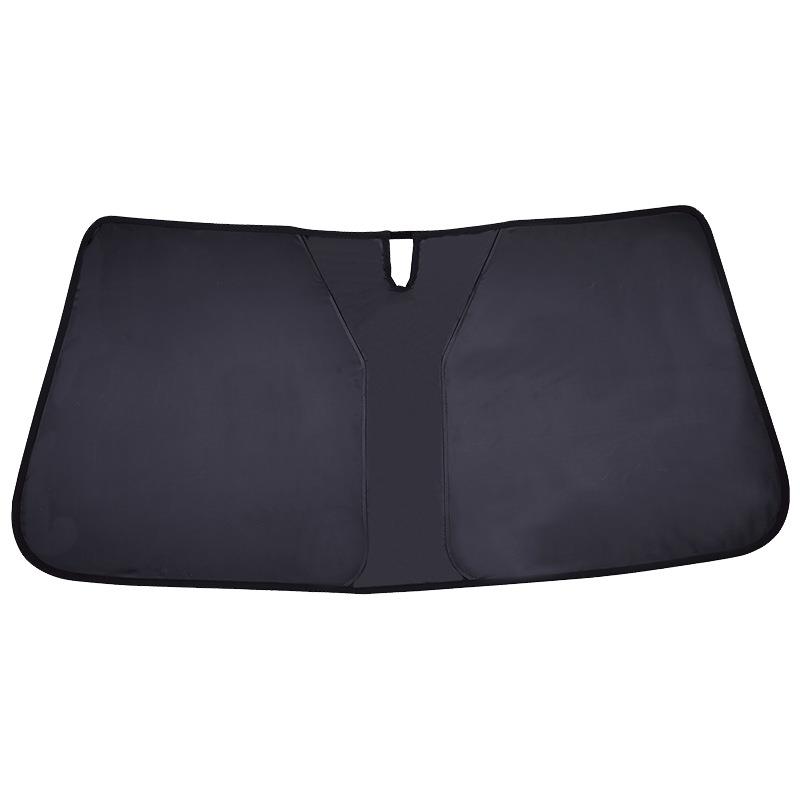 汽车夏季防晒隔热专车专用遮阳挡可折叠便携式前档黑色遮光遮阳板