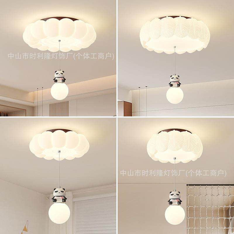 全光谱奶油风卧室灯护眼男孩女孩儿童房灯书房led吸顶灯中山灯具,电子元器件市场,其它元器件,淘宝优惠券,粉丝福利购,淘宝优惠卷