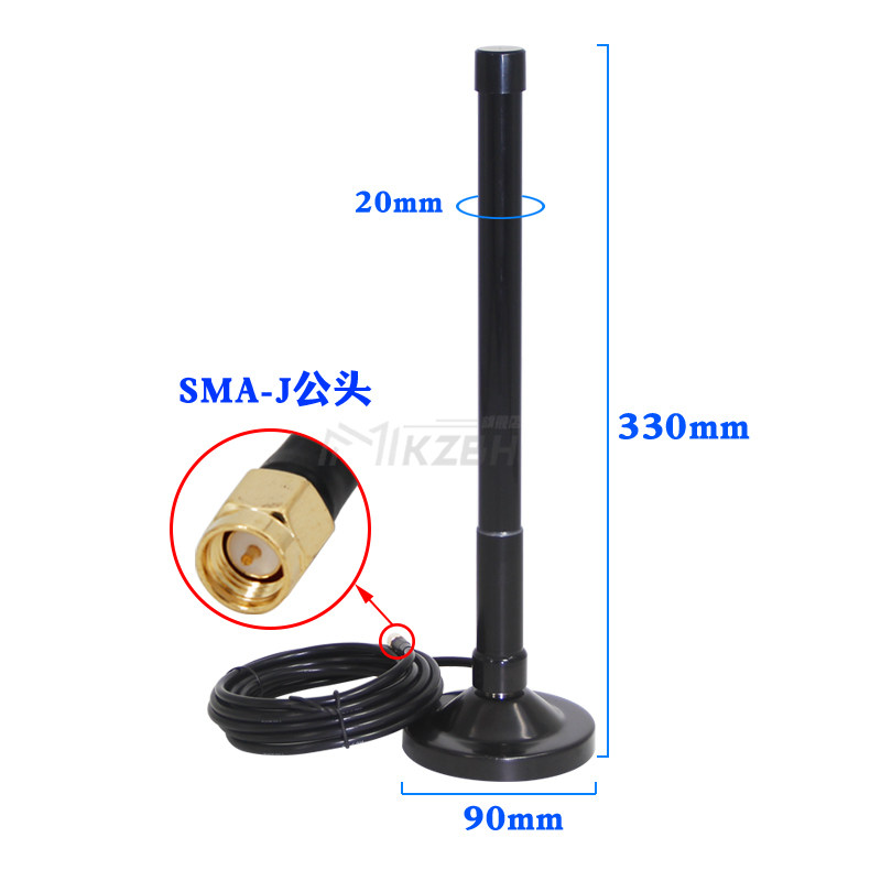 4G LTE/5G玻璃纤维全向高增益吸盘天线 WIFI 2.4G路由器手机讯号