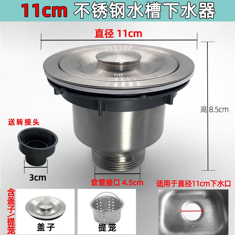 洗菜盆水盆下水管道排水管双槽洗手盆水槽防臭洗手台盆塞盘密封图片