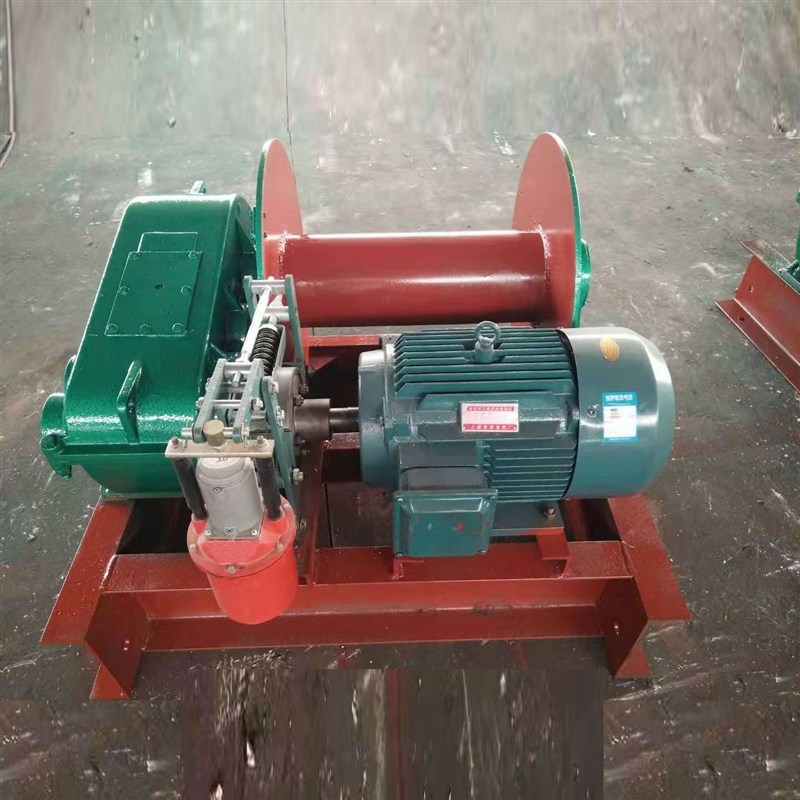 电动钢丝绳卷扬机 p工程建筑提升式卷扬机 小型慢速升降卷扬机