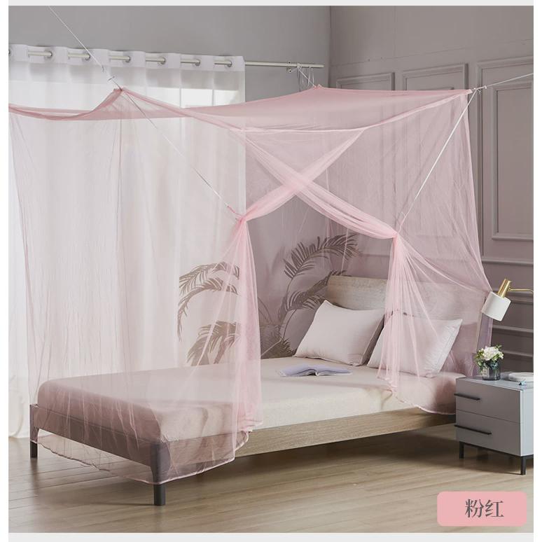 老式蚊帐1.5m床1.2米1.8家用学生F宿舍0.9绑绳穿杆式传统老款帐子