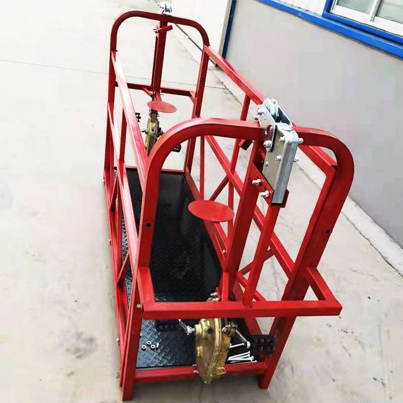 吊篮 脚蹬吊篮 双人脚踩吊篮 手动吊篮 建筑吊篮 高空吊篮供应