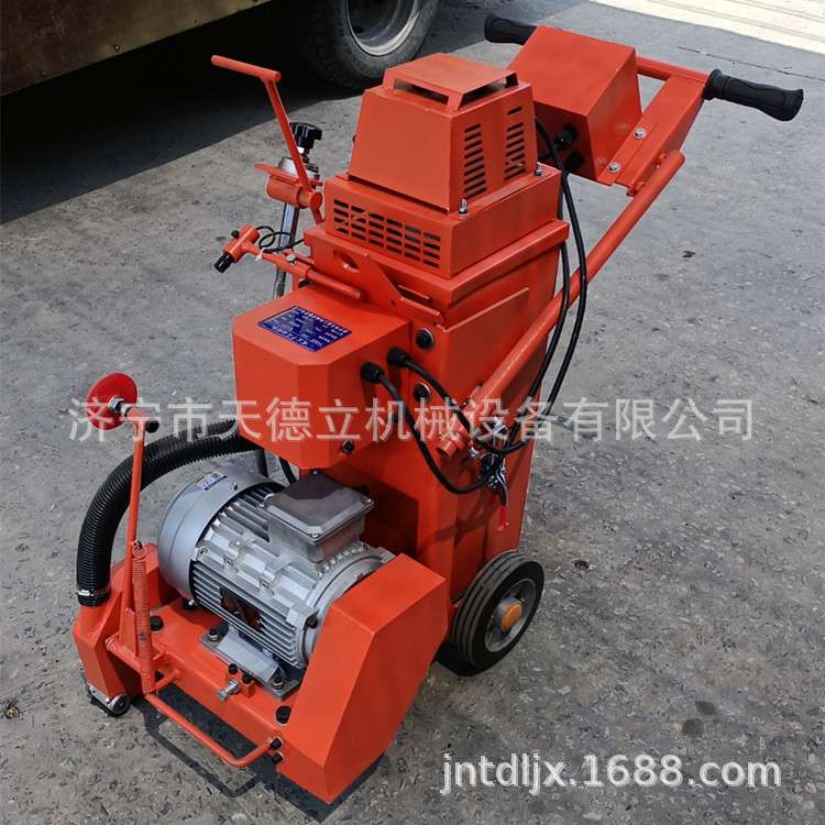 200mm小型干切吸尘式地面切割机车库厂房地坪开槽切缝机220/380V