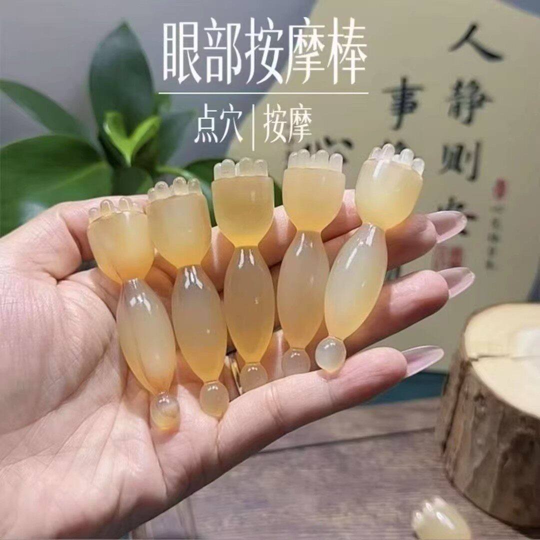 火凤朱雀三啄工具小莲蓬眼部按摩棒脸部点穴位面部美容拨筋棒羊角
