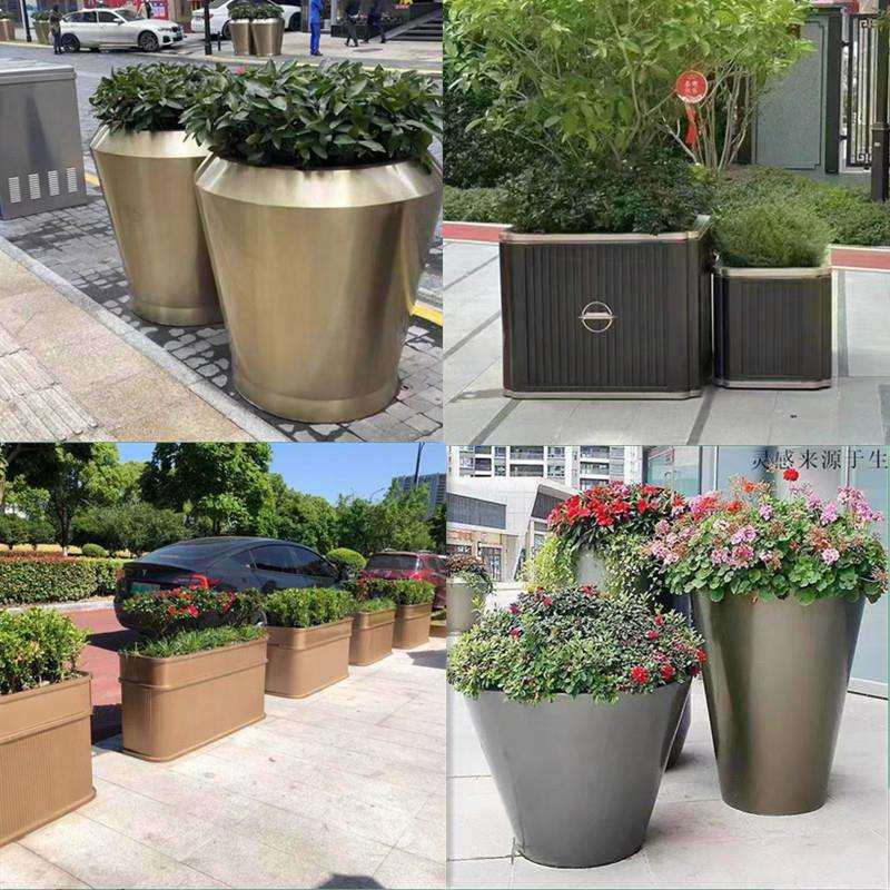 户外花箱组合不锈钢庭院隔断花槽室外市政广场花坛金属铁艺花盆,鲜花速递/花卉仿真/绿植园艺,割草机/草坪机,淘宝优惠券,粉丝福利购,淘宝优惠卷