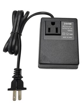 110V200W电压转换器美规 220V转110V电源变压器 200W自耦变压器