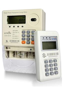 STRON STE18-M 双源供电预付费电表 市电/太阳能自动切换 防窃电