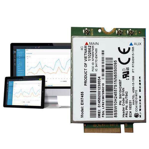 1个 颜色:绿色 材质:PCB Em7455 LTE 4G卡 Gobi6000 FRU00JT542