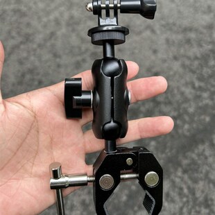 机车支架gopro录制支架配件车把固定360全景运动相机骑行自行车