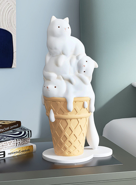 可爱猫咪摆件家居饰品客厅电视柜酒柜办公室桌面软装女生日礼物