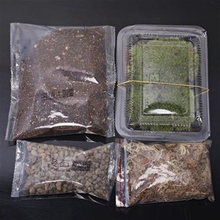 新品菁娇苔藓微景观diy材料包微景观生态瓶制作营养土轻石水苔