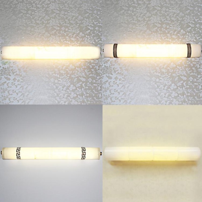 门前灯进大门口入户顶壁灯镜前灯浴室柜化妆镜过道LED现代中式铜