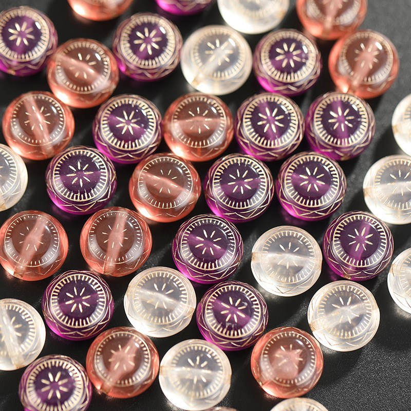 9*13mm亚克力diy手工串珠材料时尚精致通孔散珠配件材料