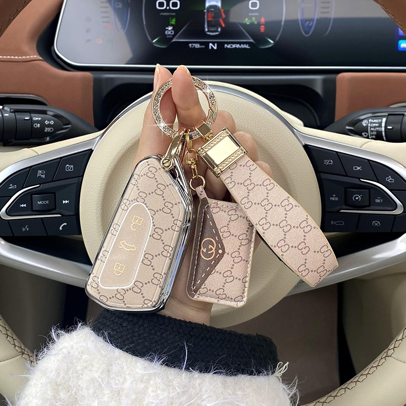 适用大众钥匙套凌渡L途昂x揽境id3/id6/id4高尔夫8高档车揽巡女壳