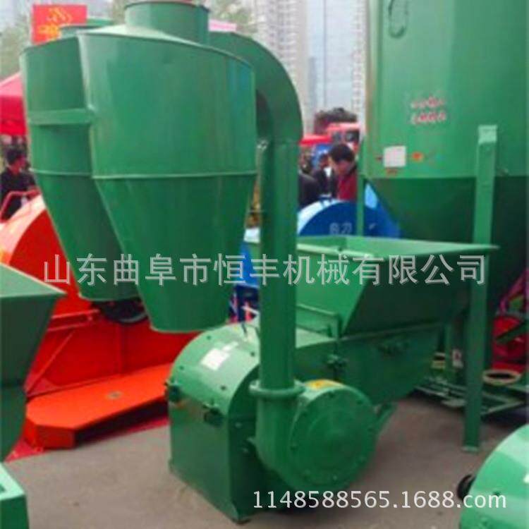 稻草粉碎机 农业园林机械 稻草秸秆自动进料粉碎机