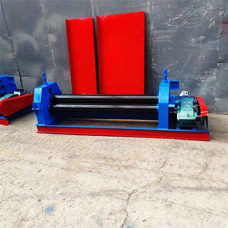 电动卷板机 不锈钢板镀锌板滚圆 厂家生产滚筒半自动三辊卷筒机