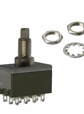 NKK非自复位按钮MB2185SS4W01自锁12引脚按键开关