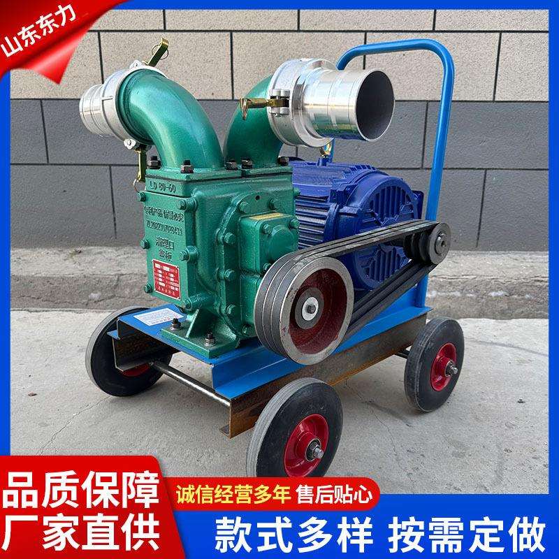 养殖场专用无堵塞抽粪泵小推车式市政下水道自吸泵化粪池污水泵