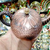 新疆喀什工艺红铜茶壶实用手工铜器家居用品