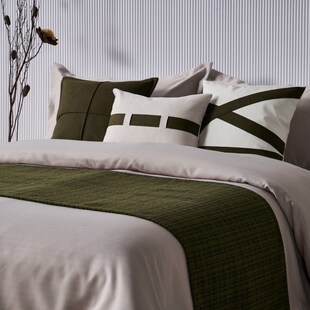 高端软装 展厅样板间 侘寂风 轻奢意式 床品多件套 家具配m套床品