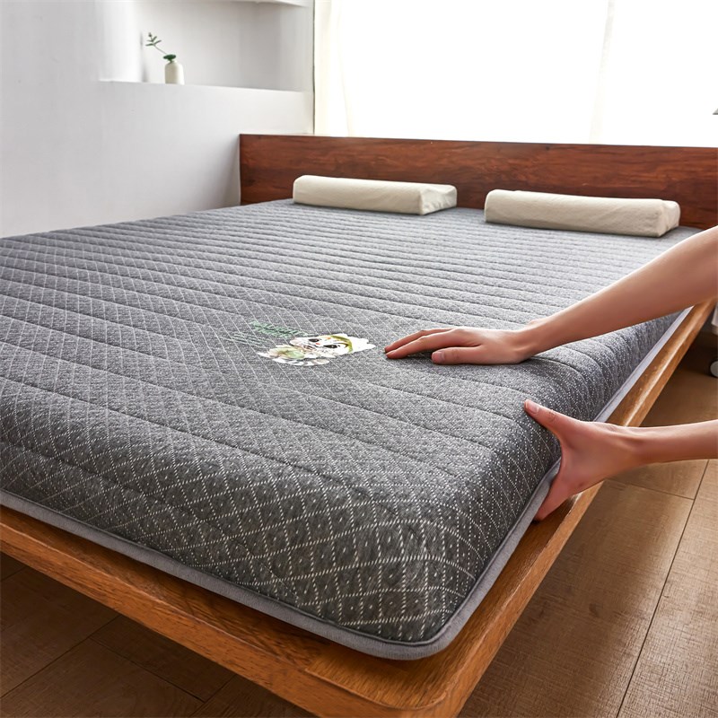 A类打地铺神器单人抗菌午睡垫子家用双人床垫P软垫可折叠防潮地垫