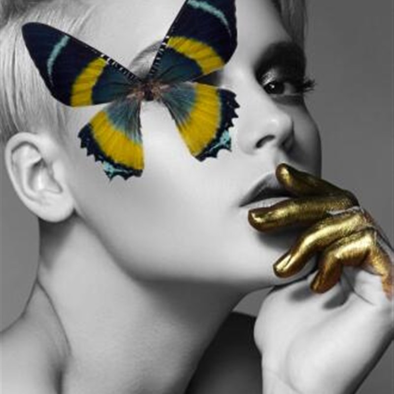 简约人物玄关墙纸客厅墙布酒店KTV会所抽象N艺术壁纸个性人像壁画