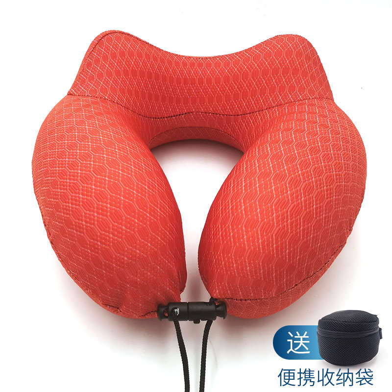 u型枕 护颈枕u形护脖子记忆棉旅行枕Hu型枕头便携汽车用飞机靠枕