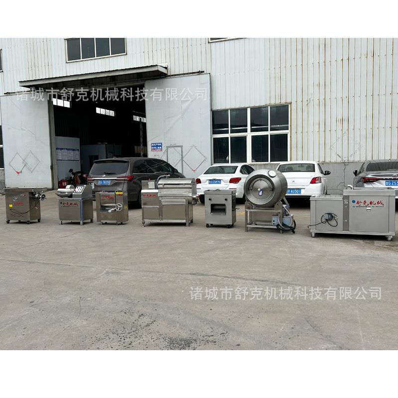 猪肉粒玉米热狗肠成套生产机器爆款芝士鸡肉肠全套加工设备