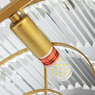 后现代轻奢吊灯简约创意客厅水晶灯个性卧室灯餐厅展厅led吊灯