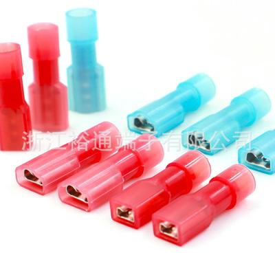 厂家特惠FDFN110/187冷压端子 2.8/4.8插簧 尼龙母全绝缘端子环保