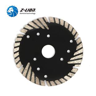 115金刚石切割云石机锯片三角波纹护齿大理石陶瓷切磨2mm厚度