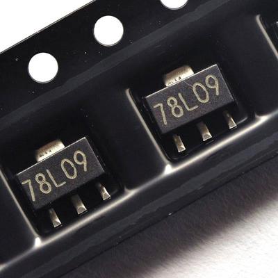 贴片三极管 CJ78L09 78L09 贴片SOT-89 3% 稳压电路 长电