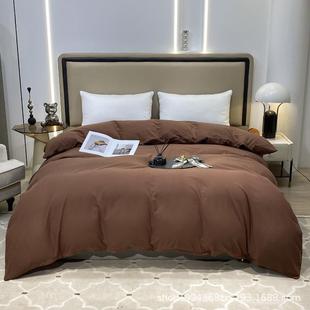 230....248 2023新款 A类60支纯色全棉单被套床上用品可以230