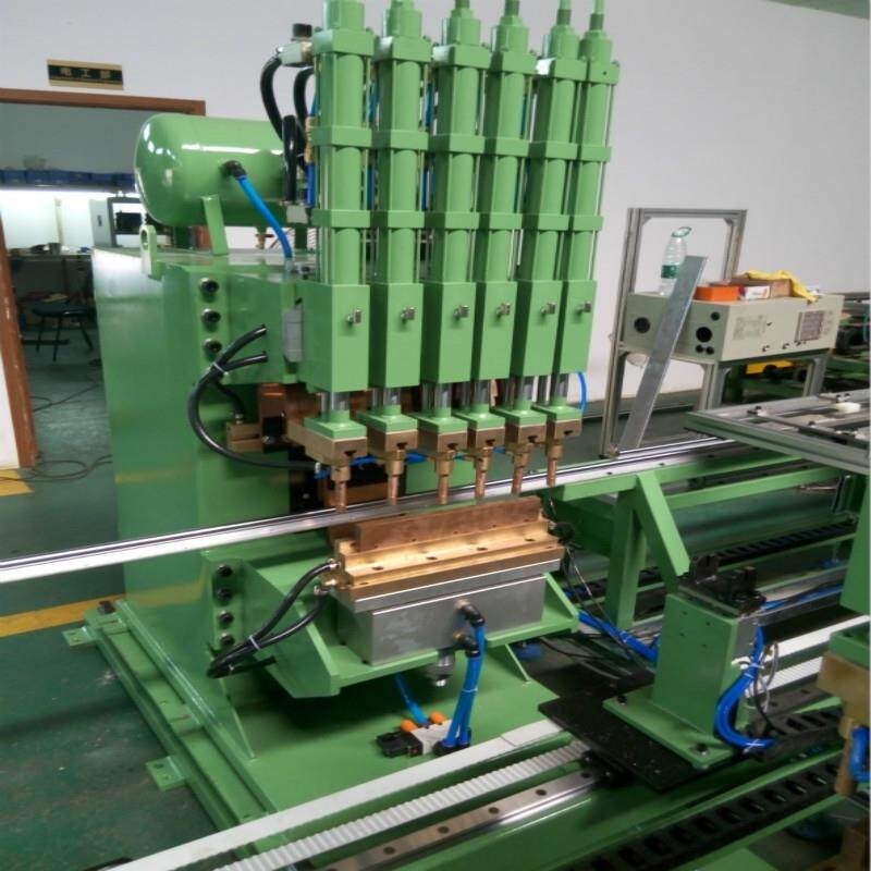 四工位风扇网罩焊接专机窗式空调壳后部四角焊接专机