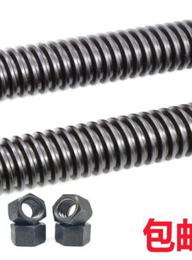 钢M24M度型0强12M20#M6牙条M304516M梯梯形丝杠T型丝杆方扣高形t