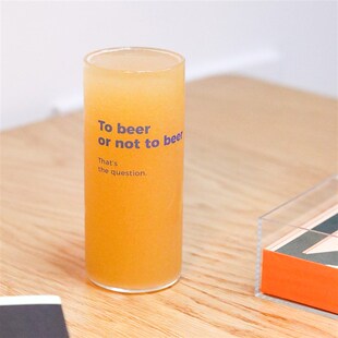 not beeBr杯子原创啤酒杯精酿杯酒杯玻璃杯创意酒 beer