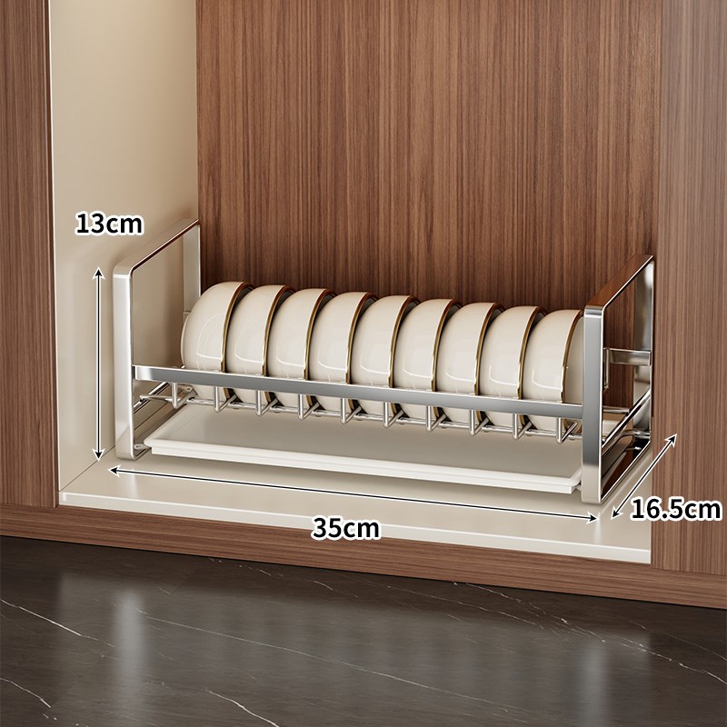 沥水碗碟收纳架沥水碗o架304不锈钢厨房碗架置物架收纳架沥水碗架
