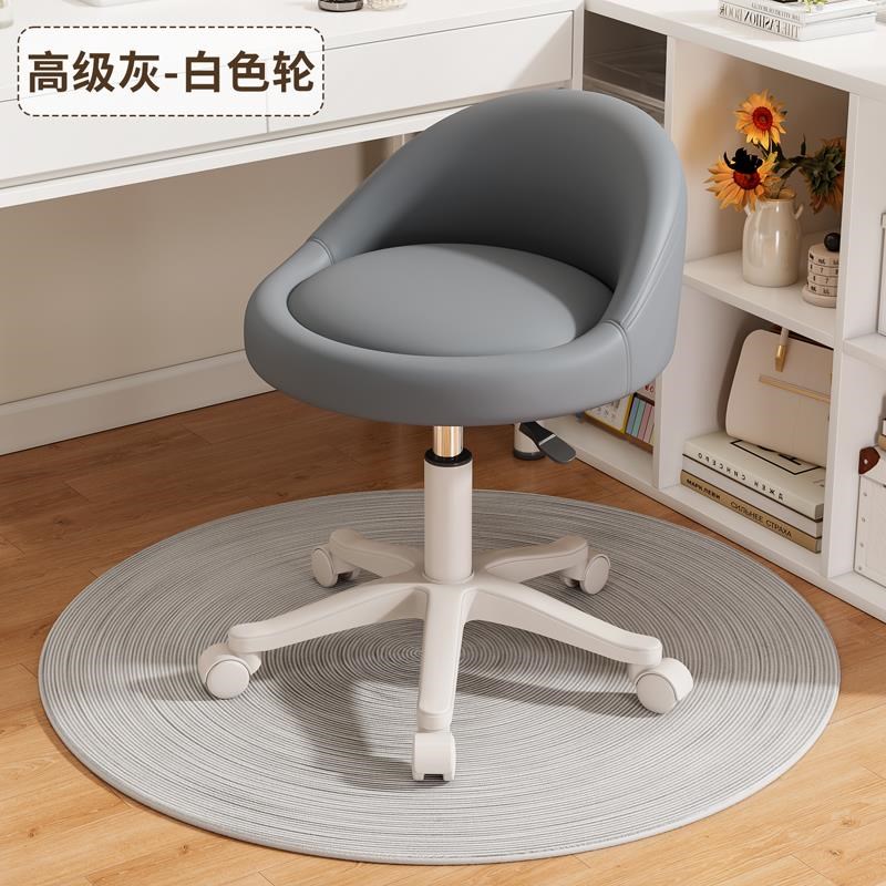 美容凳子滑轮大工凳旋转美发美甲理发店剪发升降靠背Y转椅发廊专