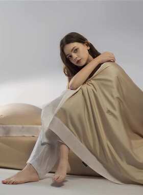 Mark Cross母婴A类80支天丝四件套冰丝夏季丝滑裸睡床单被套床品4