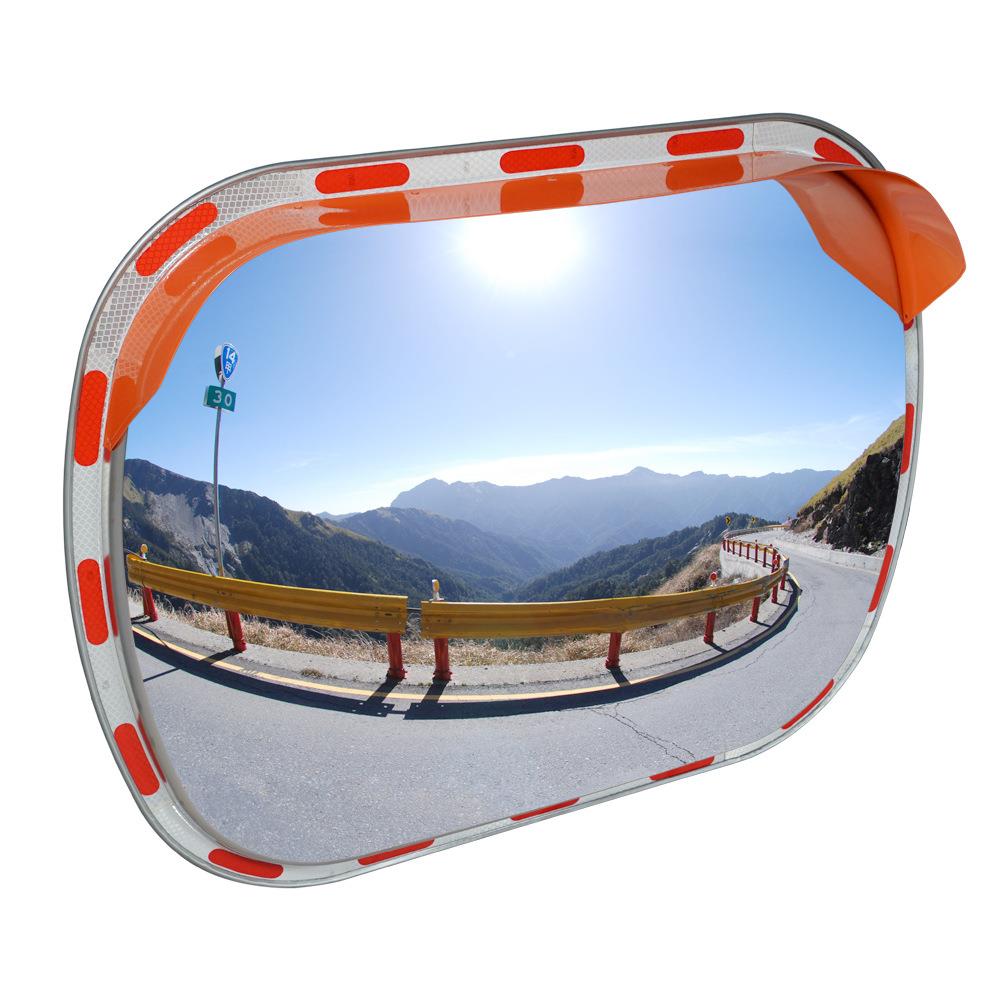 CE convex mirror 60*45CM不锈钢反射镜 安全道路广角镜