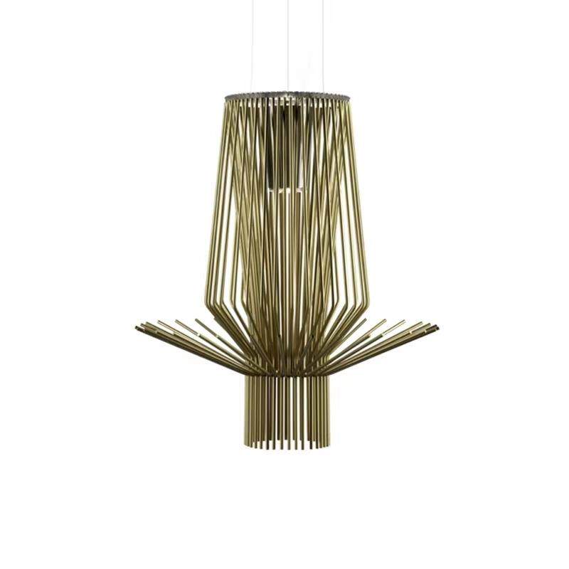 新款意大利设计师oscarini Allegro时尚餐厅吊灯铝艺铁艺灯饰金色