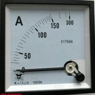 150A 200A 500A 150 600A 400A 300A 交流电流表51T666 250A