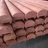 公园室外户外护栏栈道景观手菠萝格防腐木实木河道护扶手栏杆定制