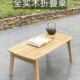 实木折叠桌家用飘窗炕桌榻榻米小茶几床上吃饭小餐桌子阳台桌矮桌