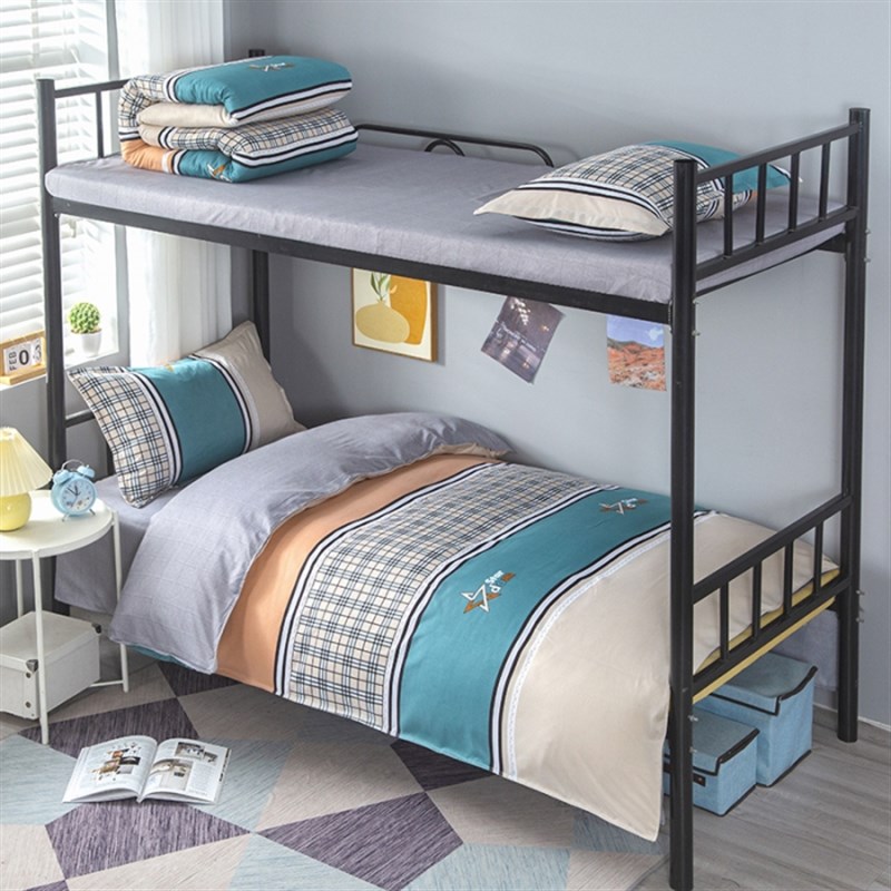 学生宿舍上下铺六件套寝室床0.9m床垫被褥N全套被子套高低床三件